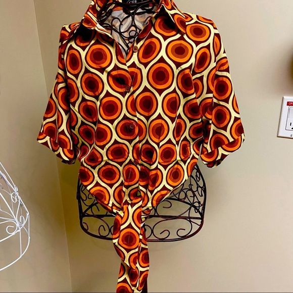 Cider Tops - Cider top, ties up in front. Looks vintage